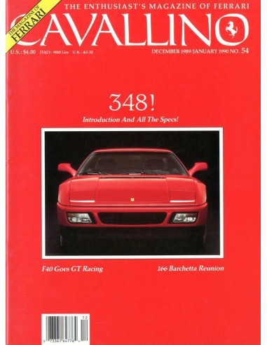 1989 FERRARI CAVALLINO MAGAZINE USA 54