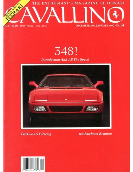 1989 FERRARI CAVALLINO MAGAZINE USA 54