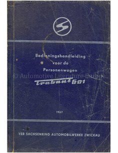 1967 TRABANT 601 INSTRUCTIEBOEKJE NEDERLANDS