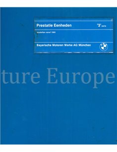 1985 BMW 3-SERIE (E30) TECHNISCHE INFORMATIE NEDERLANDS 