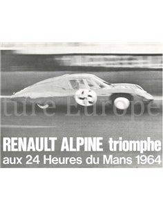 1964 ALPINE M64 LEAFLET FRANS