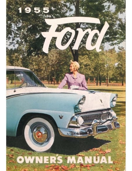 1955 FORD PROGRAMM BETRIEBSANLEITUNG ENGLISCH (USA)