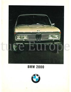 1969 BMW 2000 BROCHURE NEDERLANDS
