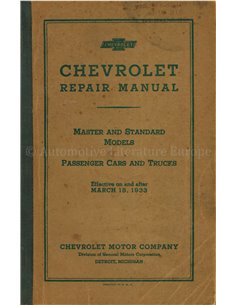 1933 FORD PRGRAMMA WERKPLAAT REPARATIE HANDBOEK ENGELS (USA)