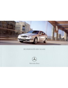 2003 MERCEDES BENZ C KLASSE COUPE BROCHURE DUITS