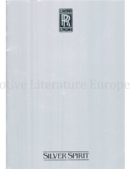 1980 ROLLS ROYCE SILVER SPIRIT | BENTLEY MULSANNE PROSPEKT ENGLISCH