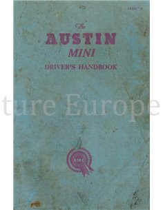 1962 AUSTIN MINI BETRIEBSANLEITUNG ENGLISCH