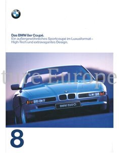 1997 BMW 8 SERIES BROCHURE GERMAN