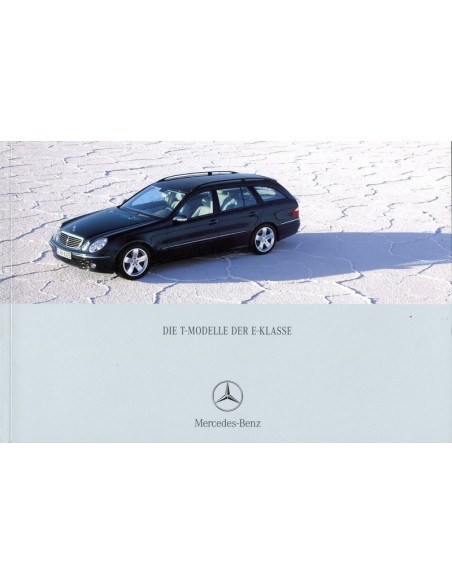 2004 MERCEDES BENZ E KLASSE T  BROCHURE DUITS