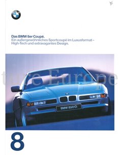 1998 BMW 8 SERIES COUPE BROCHURE GERMAN