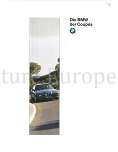 1995 BMW 8 SERIES COUPE BROCHURE GERMAN