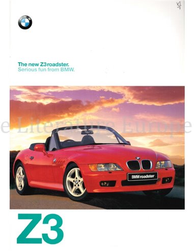 1997 BMW Z3 ROADSTER PROSPEKT ENGLISCH