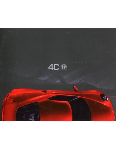 2013 ALFA ROMEO 4C BROCHURE ITALIAANS
