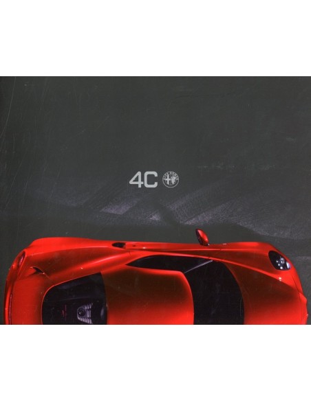 2013 ALFA ROMEO 4C BROCHURE ITALIAANS