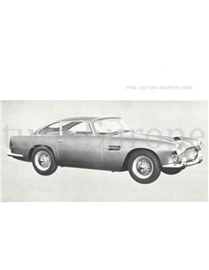 1960 ASTON MARTIN DB4 BROCHURE ENGLISH