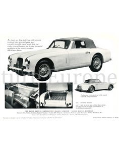 1954 ASTON MARTIN DB2-4 DROP-HEAD COUPE LEAFLET ENGELS 2