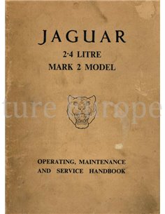 1959 JAGUAR MK II 2.4 OWNERS MANUAL ENGLISH