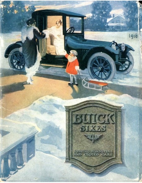 1916 BUICK SIXES BROCHURE ENGELS USA