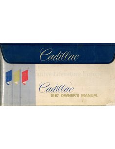 1962 CADILLAC PROGRAMM BETRIEBSANLEITUNG ENGLISCH (USA)