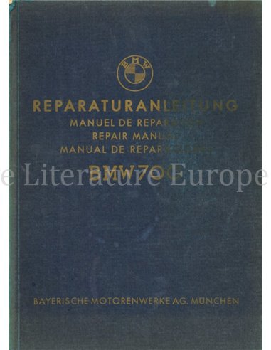1960 BMW 700 REPARATIE HANDLEIDING MULTI