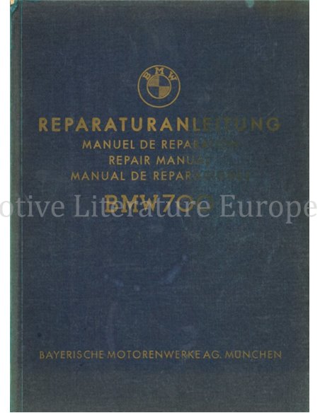 1960 BMW 700 REPARATURANLEITUNG MULTI