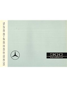 1957 MERCEDES BENZ 300 AUTOMATIC BROCHURE GERMAN