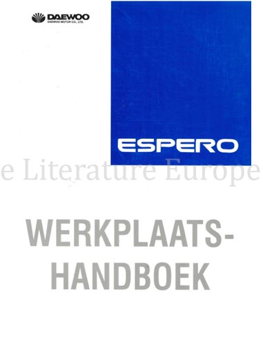 1996 DAEWOO ESPERO WERKPLAATSHANDBOEK NEDERLANDS