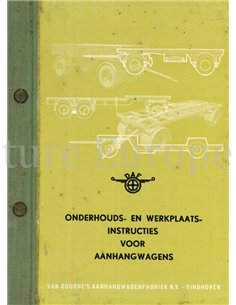 1963 DAF ONDERHOUDS- EN WERKPLAATS INSTUCTIES VOOR OPLEGGERS