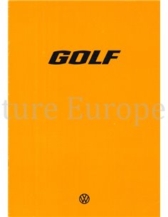 1976 VOLKSWAGEN GOLF PROSPEKT ENGLISCH