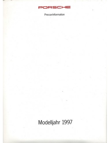1997 PORSCHE PROGRAMMA PERSMAP DUITS