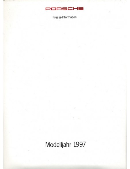 1997 PORSCHE PROGRAMMA PERSMAP DUITS