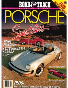 1990 ROAD AND TRACK PORSCHE SPECIAL, MAGAZINE ENGLISH