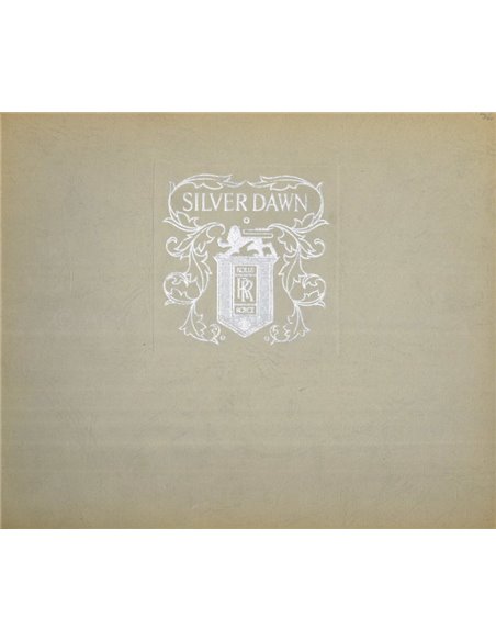 1952 ROLLS ROYCE SILVER DAWN PROSPEKT ENGLISCH