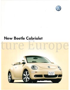 2008 VOLKSWAGEN NEW BEETLE CABRIOLET BROCHURE JAPANS