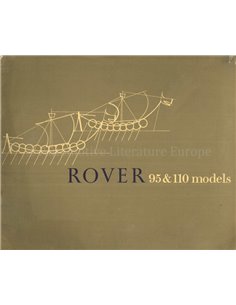 1952 ROVER 95 | 110 BROCHURE ENGELS