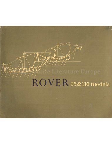 1963 ROVER 95 | 110 BROCHURE ENGLISH