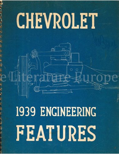 CHEVROLET 1939 ENGINEERING FEATURES