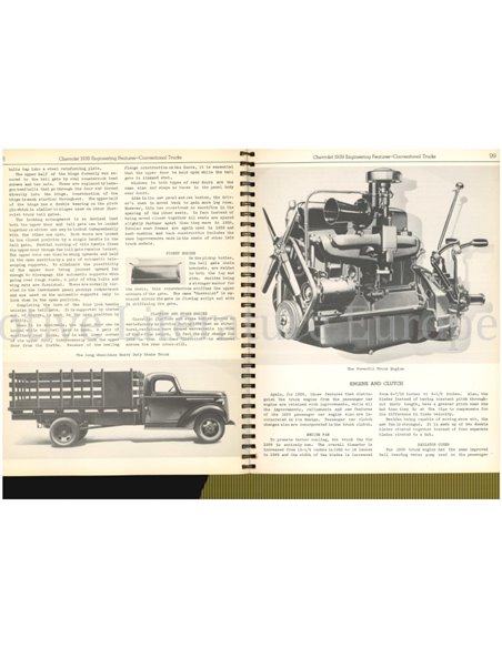 CHEVROLET 1939 ENGINEERING FEATURES