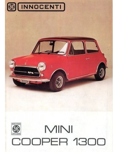 1971 INNOCENTI MINI COOPER 1300 BROCHURE NEDERLANDS