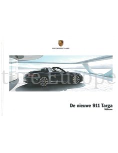 2014 PORSCHE 911 TARGA HARDCOVER PROSPEKT NIEDERLÄNDISCH
