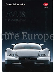 1992 AUDI AVUS QUATTRO PRESSKIT GERMAN 2