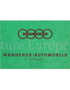 1939 WANDERER 4 ZYLINDER PROGRAMM PROSPEKT DEUTSCH