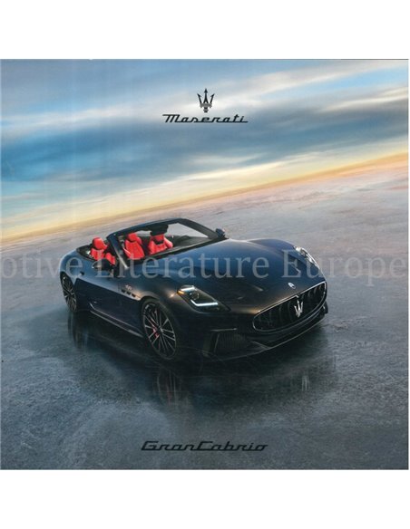 2024 MASERATI GRANCABRIO BROCHURE GERMAN