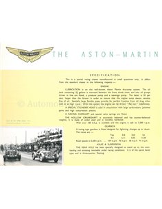 1931 ASTON MARTIN PROGRAMM PROSPEKT ENGLISCH 2
