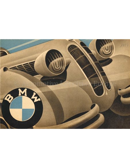 1937 BMW RANGE BROCHURE GERMAN