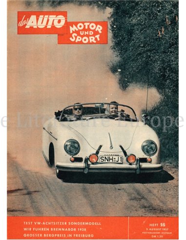 1957 DAS AUTO MOTOR UND SPORT MAGAZIN 16 DEUTSCH