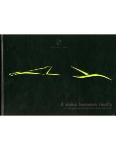 2012 PORSCHE 918 SPYDER & 911 TURBO S EDITION 918 SPYDER HARDCOVER BROCHURE ENGELS