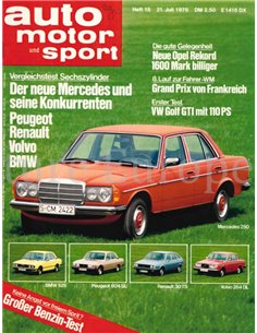 1976 AUTO MOTOR UND SPORT 15 DUITS