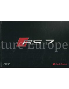 2015 AUDI RS7 HARDBACK BROCHURE GERMAN