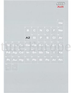 2001 AUDI A2 BROCHURE ENGLISCH